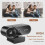 Webcam 4K Full HD com Microfone, Foco Automático, 8MP, para Sites, PC e Laptop, Câmera Externa para Chamadas de Vídeo em 4K 6