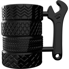 Tire Coffee Tea Mug Gift for Car Lovers Mechanics Car Enthusiasts Christmas Gifts for Birthday Gift