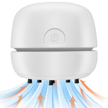 Desktop Vacuum Cleaner USB Rechargeable, Portable Vacuum for Dust, Crumbs, Keyboard, Car and Home