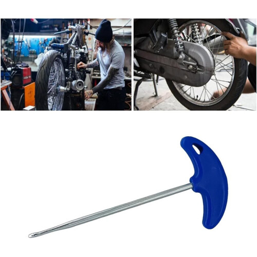 2xExhaust Spring Puller Tool Motorcycle Exhaust Spring Hooks, T Handle Exhaust Spring Hooks Snowmobile Spring Puller 1