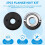 5/8"-11 Angle Grinder Flange Nuts 2-Pack,Quick Release Locking Kit. Self-Locking for 4-1/2" 5" 7" 9" Grinders 2