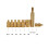 T12 Soldering Iron Tips Heat Set Insert Tool for Hot Melt Embedded Nuts M2-M8 Insertion Kit Indenter Adaptors 4