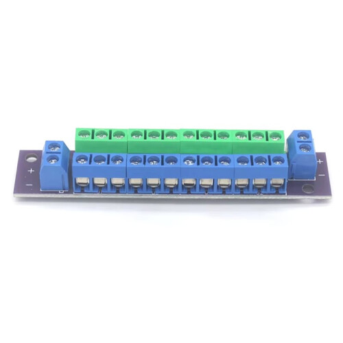 1 Units Double-Layer Power Distribution Board 2 Inputs 2 X 13 Outputs for  AC Voltage PCB007 for Model Railway Trains 1