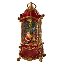 Merry Music Box  Melody Carousel Snow Globe Turntable Decorations Winter Music Movement for Home Party