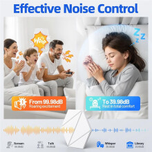 12 Pack Walls Acoustic Panels with Self-Adhesive 12"X10"X0.4" Sound Proof Foam Panels for Home Studio Office White