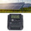 Dual USB Solar Controller ABS LCD Display PWM Charging Controllers Light Control 12V24V Solar Controller 3