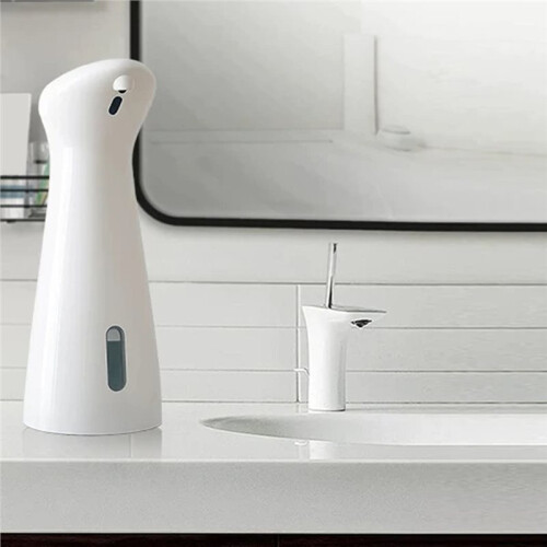 Automatic Sensor Hand Soap Dispenser,  Wash Handpiece, White, High Quality ABS, Waterproof for Bathroom 1