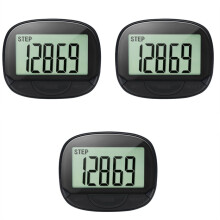 Clip- Pedometer Electronic Pedometer with Digital Display,Simple Step Counter Tracker,Multifunctional Pedometer