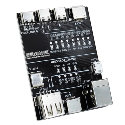 T5 Multi-Function Cable Testing Module Data Cable Tester with Anomaly Detection & Rapid Diagnosis for USB/Type-C/Lightn