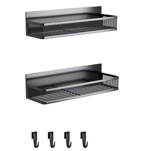 Magnetic Spice Storage Rack for Refrigerator - DIY Kitchen Spice Organizer
