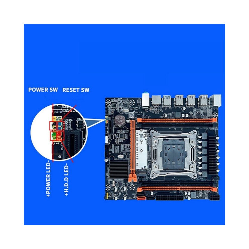 X99h Desktop Motherboard+ Cable B85 Lga2011-3 4X Ddr4 Reg Ecc Ram Slots M.2 Pcie Sata3.0 X99 Gaming Motherboard 6033471719182