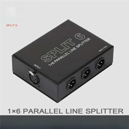 1 in 6 Out Expander Balanced XLR Divider Socket Expander Divider 2
