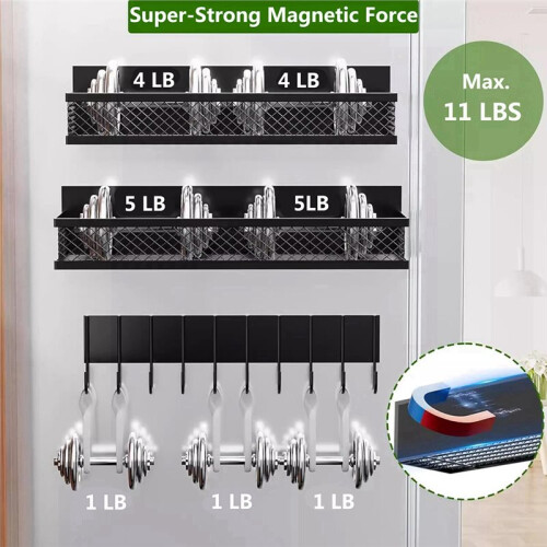 Magnetic Spice Storage Rack for Refrigerator - DIY Kitchen Spice Organizer