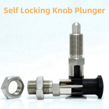 2PCS M10 Stainless Steel Spring Loaded Plunger Pin Retractable Spring Loaded Plunger Knob for Tool Chests and Toolboxes