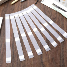 50 Stuks Lijmstrips voor Boekbinden, 2,5 cm Smeltlijm met Gaasrug voor Diverse Bindtoepassingen