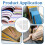 50 Pcs Book Binding Glue Strips, 0.98 Inches Hot Melt Adhesive with Mesh Backing for Diverse Binding Needs 5