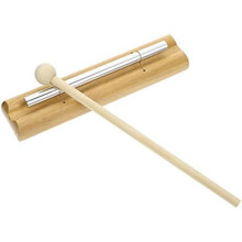 Handgong 1 Foneem Percussie-Instrument Muzikaal Speelgoed Houten Windgong Muziekleraar Gereedschap Handbel Chime
