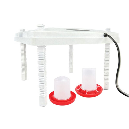 Brooder Heater for Chicks, 12.2 x 12.2Inch for 20 Chicks Brooder Heating Plate with Adjustable Height and Angle US Plug 1