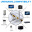 Extensión Ethernet satelital impermeable de 2 m gris rectangular para mini satélite 9