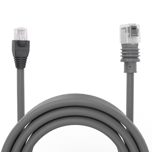 Ethernet Cable Extension 5m Grey for Mini Rectangular Satellite Water-Resistant 1