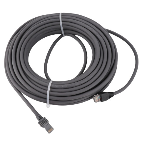 Mini câble Ethernet 49ft/15m, étanche, gris 1
