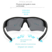 5 Stuks Outdoor Winddichte en Stofdichte Sportbrillen Fietszonnebrillen Unisex Mode Gekleurde Zonnebrillen B