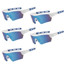 5 Stuks Outdoor Winddichte en Stofdichte Sportbrillen Fietszonnebrillen Unisex Mode Gekleurde Zonnebrillen H
