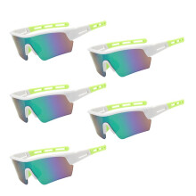 5 Stuks Outdoor Winddichte en Stofdichte Sportbrillen Fietszonnebrillen Unisex Mode Gekleurde Zonnebrillen G