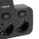Power Socket with Switch 3-Way Multi Outlets Extender, Black, 14.8x10.8cm 2