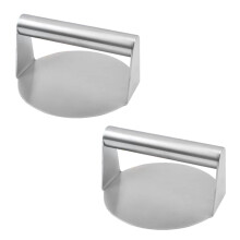 Stainless Steel Meat Press Steak Hamburger Meat Press Non-Stick