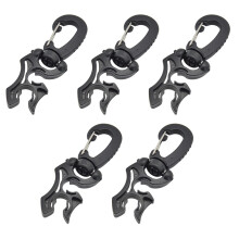 Diving Spare Second-Stage Quick Release Buckle BCD Breathing Regulator Pipe Clamp Low-Pressure Pipe Clamp Hose Hook F