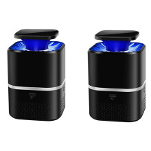 Muggenlamp, Automatische Muggenval voor Huishoudelijk Gebruik, Muggenval voor Binnenshuis, Plug-in Muggenval in de Slaapkamer, Zwart