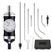 Indicador de Centrado Coaxial de 0 A 0,15 Pulg./0,0005 Pulg. de Diámetro. Caja de Almacenamiento para el Centro de la Máquina Fresadora. TestDial
