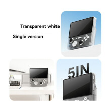 E5Plus Handheld-Videospielkonsole 5-Zoll-HD-Retro-Spielkonsole 6000 MAh Video-Handheld-Spielkonsole mit 128G-Karte