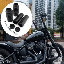 Capa Protetora Do Amortecedor Dianteiro Superior/Inferior da Motocicleta para Street Bob Low Rider 2018-2024