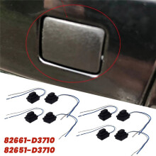 4 Pair Front Door Handle Small Button 82661-D3710 82651-D3710 for Tucson 2016-2020 External Handle Pushbutton