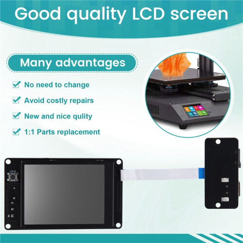For Artillery 3D Printer LCD Screen and TFT Board Easy Installation, High Sensitivity Touch Control for Sidewinder X1