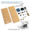 ESP8266 DIY  Electronic Clock Kits Weather Forecast Clock Support 2.4G WiFi DIY Soldering Practice Kit 6