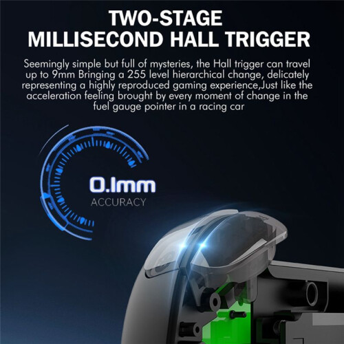X3 Handy-Gamepad mit Kühlventilator, , Handy-Gaming-Controller, Vibration für Android/IOS//PC C 2