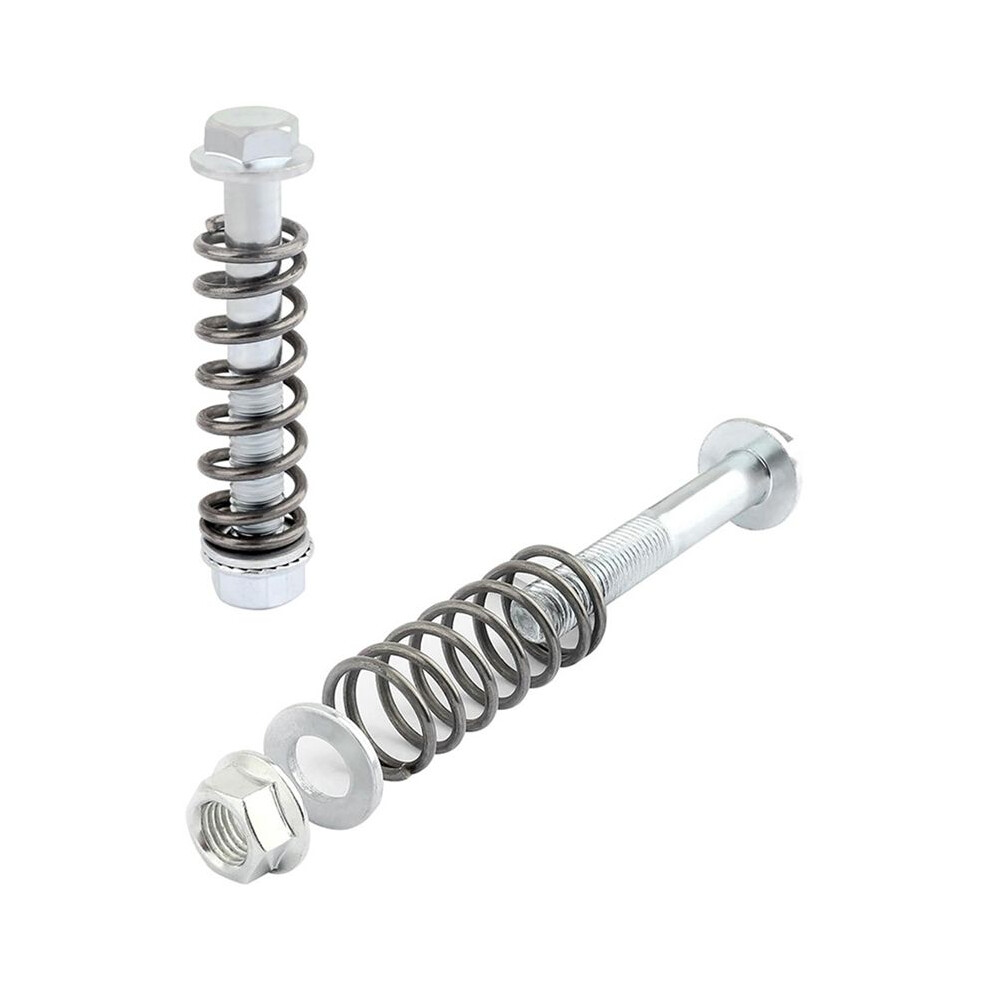 2Pcs Car Exhaust Manifold Bolts,M10x1.5mm Exhaust Bolts And Nuts Kit With Springs For Exhaust Gasket 4712538934653