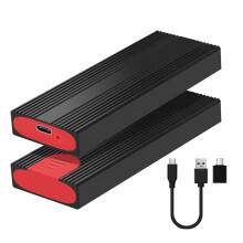 M.2 SSD Enclosure 10 Gbps, PCIe SSD Case per M.2 NVMe, Adattatore Senza Attrezzi, Convertitore di Disco Rigido per PC e Laptop