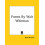 Poems By Walt Whitman 1