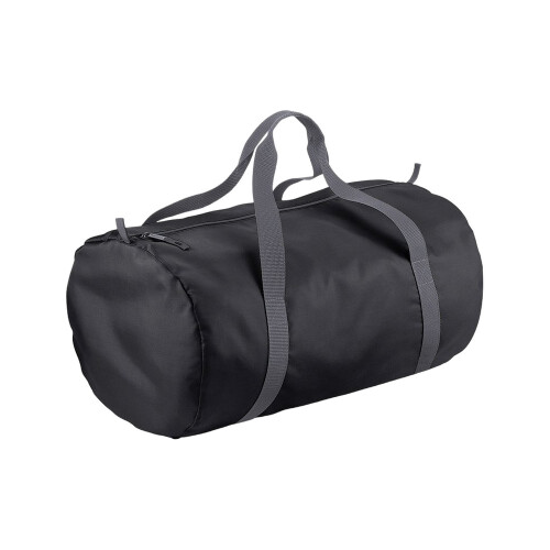 BagBase (One Size, Black) BagBase Packaway Barrel Bag