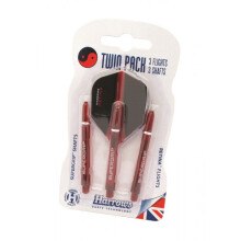 (One Size, Red) Harrows Dart Flights Set (Pack of 6)