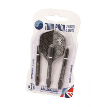 (One Size, Black) Harrows Dart Flights Set (Pack of 6)