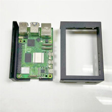 For Raspberry Pi 5 Metal Protective Case Supports Installation 3.5inch Screen Official Heat Sinks for RPi 5 Accessories
