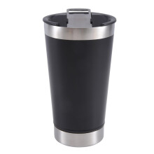 Kaltbierbecher mit FlaschenöFfnerdeckel, Edelstahl-Isolierung, Wasserkaffeetassen für Tee, WäRmedäMmung, Trinkgeschirr