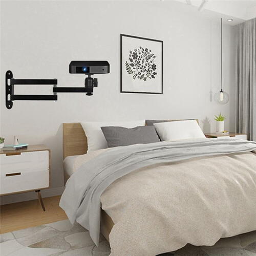 Adjustable Projector Mount 360 Rotatable Bracket for  Projector Double Arms 40cm Supports  to 2kg 2