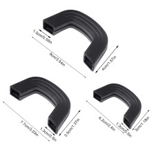 Silicone Pot Handles Handle Holder Finger Protect Pot Holder Heat Resistant Silicone Clamp Handle Cover for Frying Pans