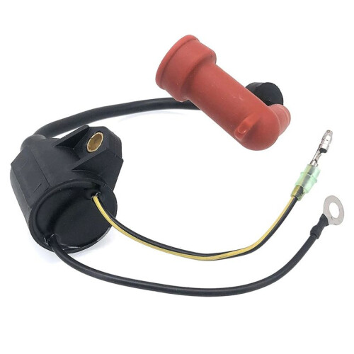 61N-85570-00 High-Voltage Ignition Coil for  Outboard Engine 2-Stroke 20 25 30  Outboard Ignition Coil Assembly 2